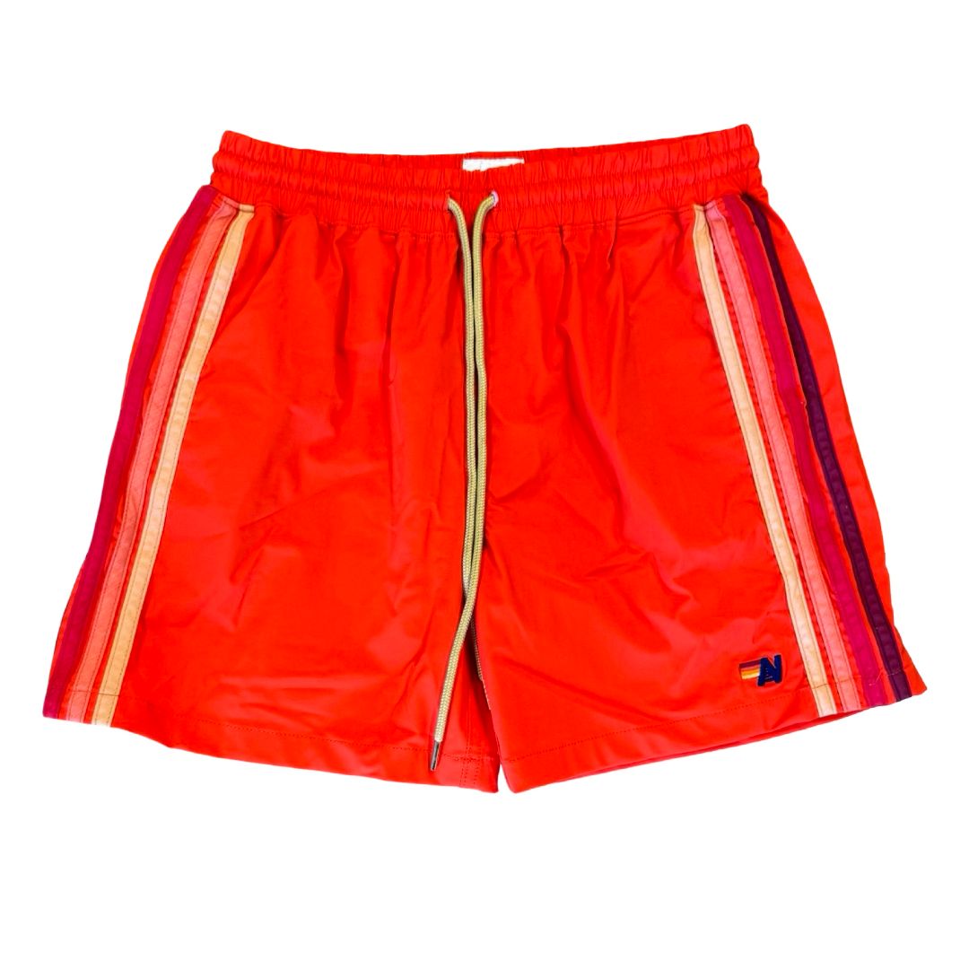 Aviator Nation orange swim shorts, 14 years