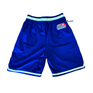 Nike blue drifit shorts, youth large