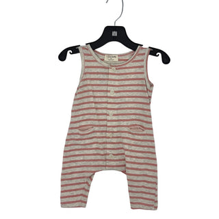 1 + in the Family Pink stripped romper, 3 months
