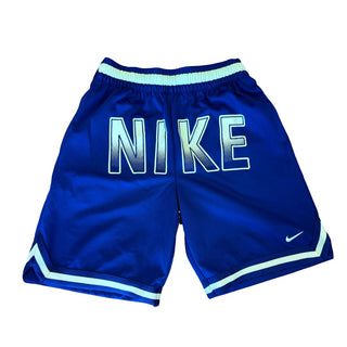Nike blue drifit shorts, youth large