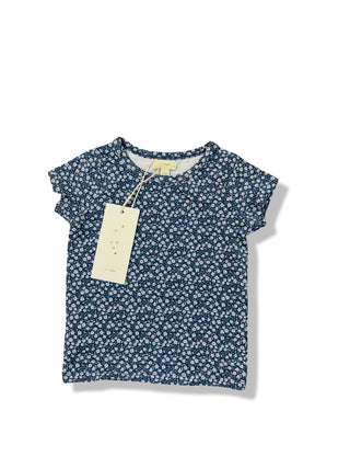 Lil Legs Poppy Floral Tee in Navy new with tags, 12 months