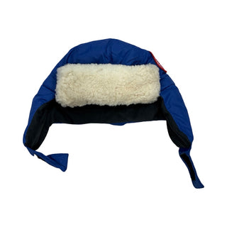 Canada Goose Royal blue baby Aviator hat w/down insulation, Small