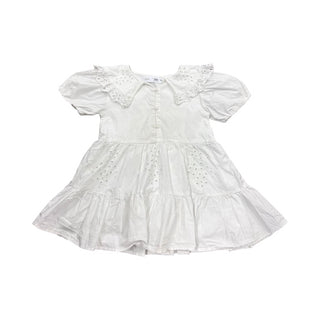 Zara White button dress, 18-24 months