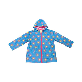 Hatley Blue w/bright suns rain coat, 5 years