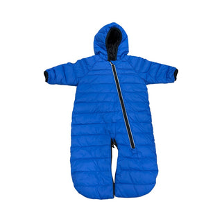 Canada Goose Bright blue PBI pup bunting down snowsuit, 3-6 months
