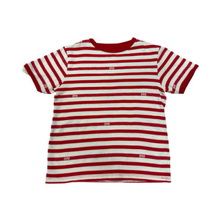Gucci Red and cream striped tee, 6 years