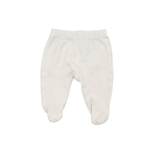 Restoration Hardware white footie pants, 0-3 months