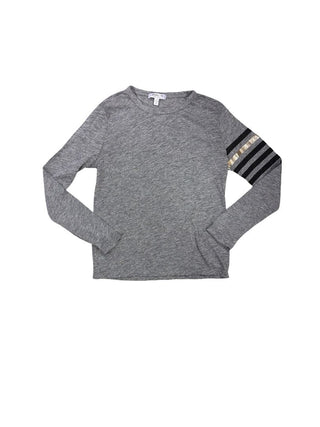 Joah Love Grey Longsleeve with Arm Stripes - New With Tags, 8 years