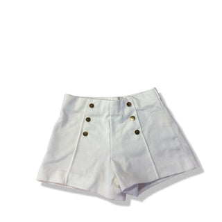 H&M White shorts with gold buttons, 3 years