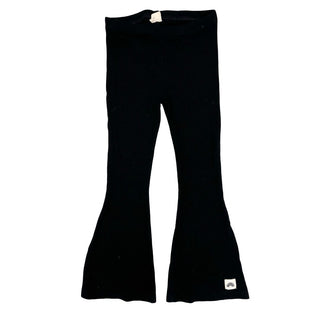 Summer In May black cotton flaired leggings, 6-7 years