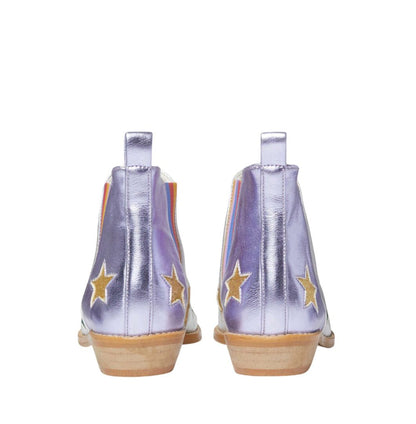 Stella McCartney Metallic Stella Star Ankle boots, euro 31 big kids