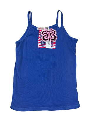 Ragdoll & Rockets Bright Blue Tank Top, 7 years