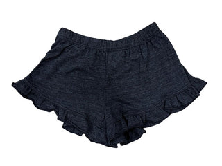 So Nikki Charcoal Grey Ruffle Shorts, 10-12 years