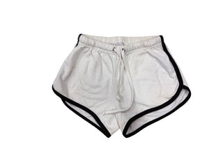 So Nikki White Shorts with Black Piping, 10-12 years