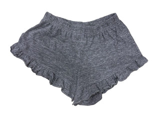 So Nikki Grey Ruffle Shorts, 7-8 years