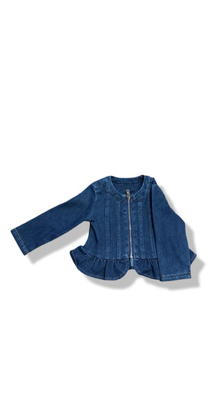 Mayoral Blue zipup, 6-9 months