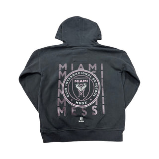 Official MLS Black hooded Messi sweatshirt, 9-10 years