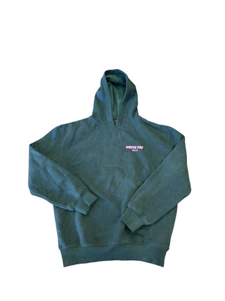 White fox Dark green white fox, XS/S