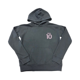 Official MLS Black hooded Messi sweatshirt, 9-10 years