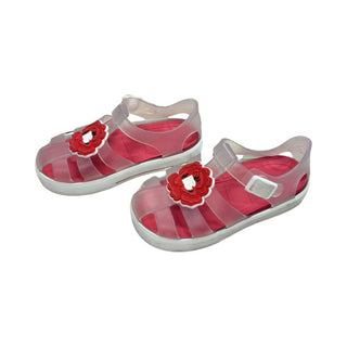 Dolce & Gabbana Red poppy jelly sandals, 8 little kid