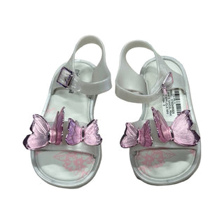 Mini Melissa Jelly sandals w/ Butterfly, 8 little kid