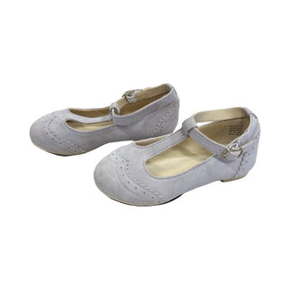 Janie & Jack Lilac suede flats, 7 little kid