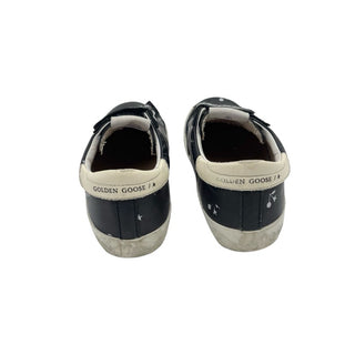 Bonpoint x Golden Goose black w/cherries leather velcro, euro 29 little kid