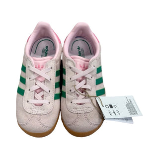 Adidas Pink and green gazelles - new with tag, 10 little kid