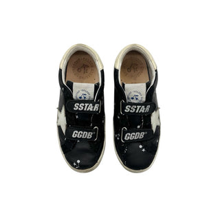 Bonpoint x Golden Goose black w/cherries leather velcro, euro 29 little kid