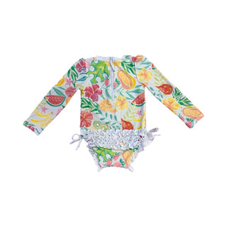 Caden lane Tropical print one piece, 3 years