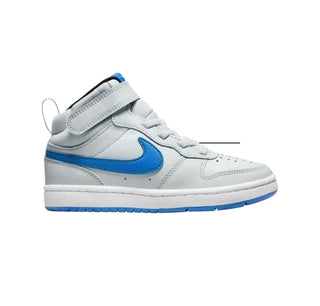 Nike Court Borough Mid 2 platinum photo blue, 10 little kid