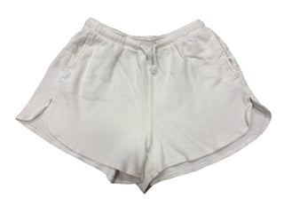 Brandy Melville White Waffle Knit Shorts , O/S