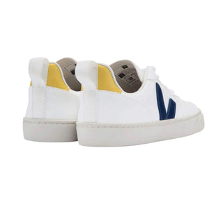 Veja new in box small v-10 lace white/cobalt/tonic, 1 big kid