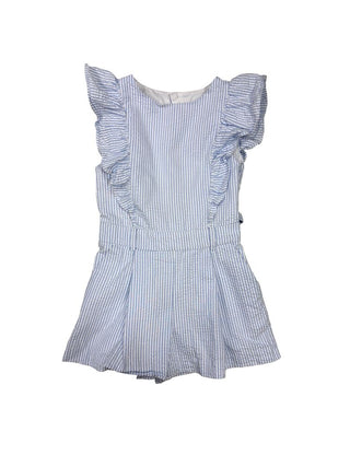Jacadi blue and white striped romper, 5 years