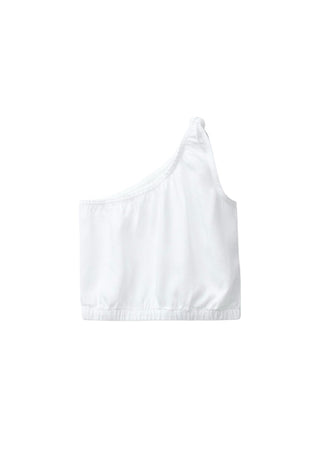 Zara White One Shoulder Top, 8-9 years