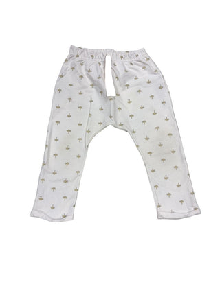 Petit Bateau  Drawstring Palm Tree Print Pants , 18 months