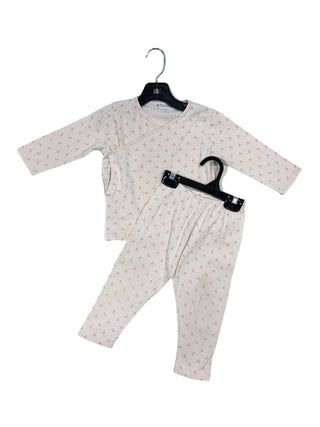 Bonpoint Beige Sprigged Flower Set, 18 months