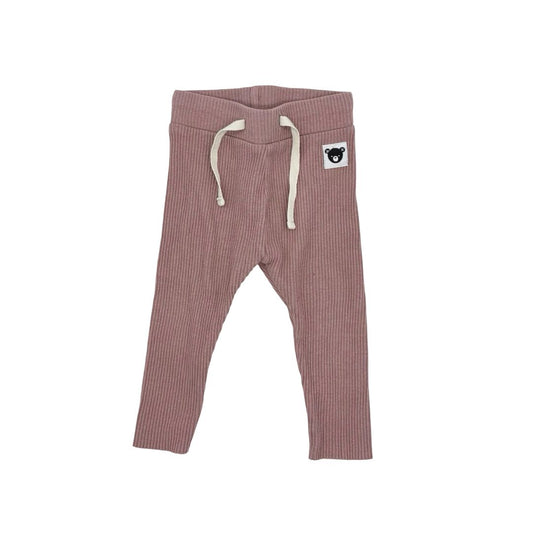 Hux pink leggings, 6-12 months