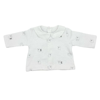 Jacadi new w/tags white long sleeve, 3 months