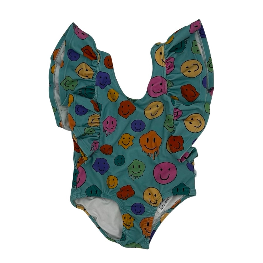 Posh Peanut Smiley face one piece swim, 2 years