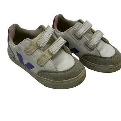 Veja White w/pink/purple shoes, 10 little kid