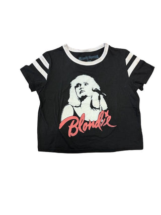 Rowdy Sprout Blondie Graphic Black Tee, 10 years
