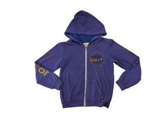 Aviator Nation Purple Zip Up, 10 years