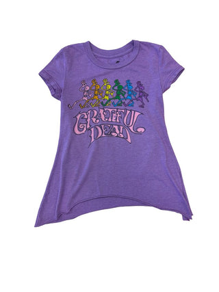 Chaser Purple Grateful Dead Sharkbite Tee, 6 years