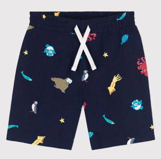Petit Bateau Printed Recycled Swim Shorts - New With Tags, 6 months