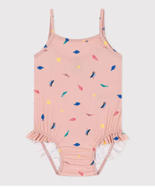 Petit Bateau Sea Creature Print Baby Swimsuit - New With Tags, 3 years
