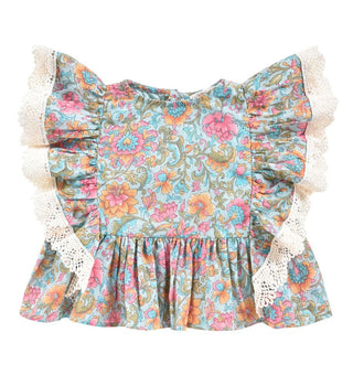 Louise Misha Ines Blouse - Water River Flowers - New With Tags, 10 years