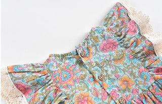 Louise Misha Ines Blouse - Water River Flowers - New With Tags, 10 years