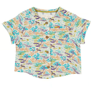 Louise Misha Adelio Shirt - Cream Past Fields - New With Tags, 6 years