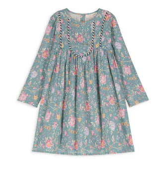 Louise Misha Roulotta Dress - Blue Rosa Damascena - New With Tags, 12 years